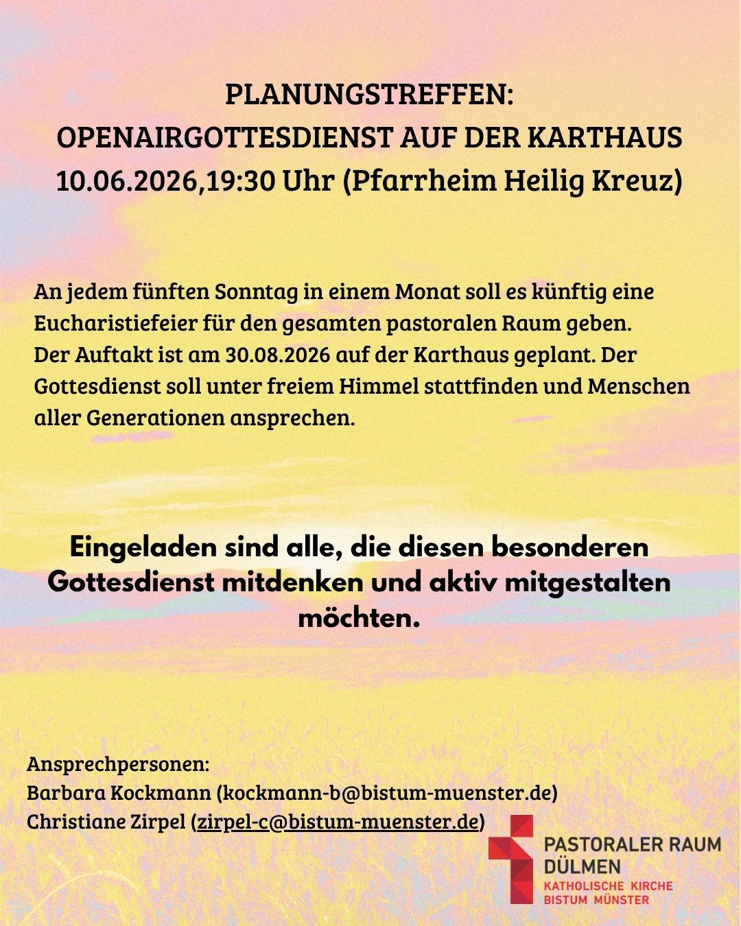 Einladung Planungstreffen