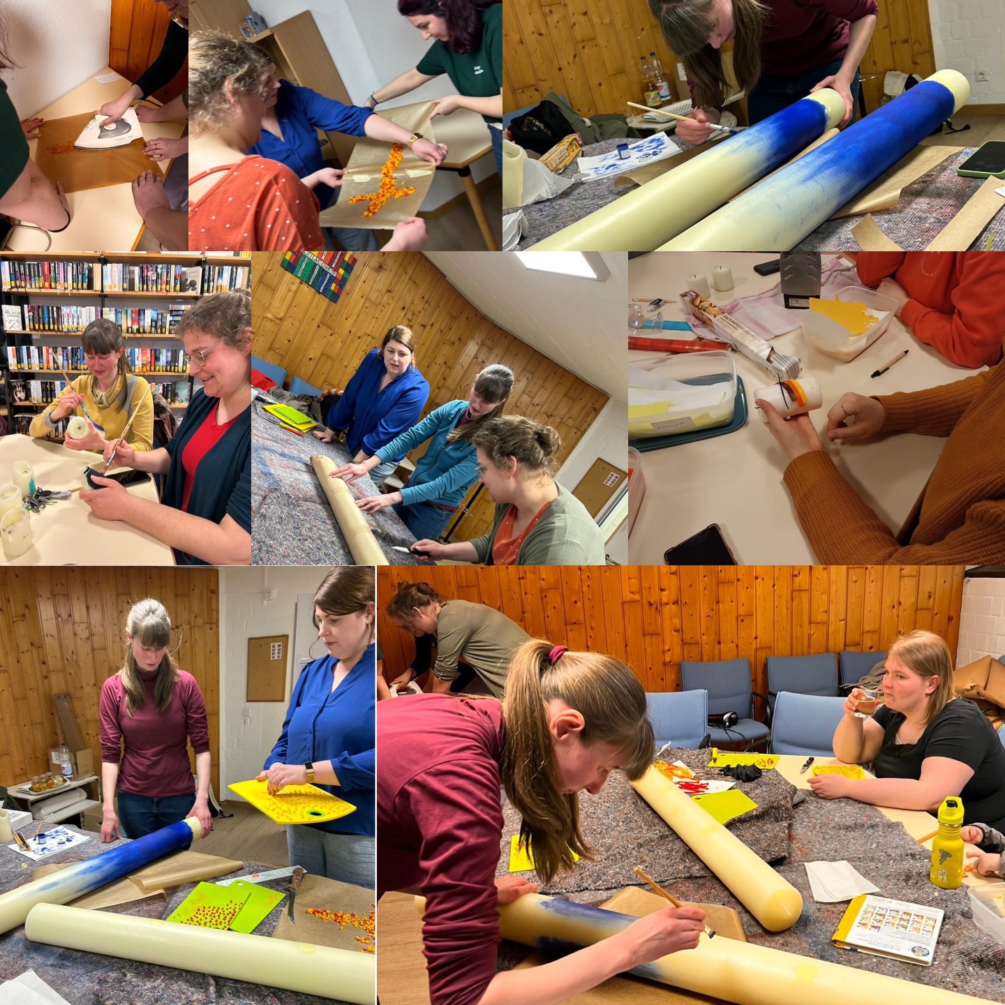 Gestaltung der Osterkerze